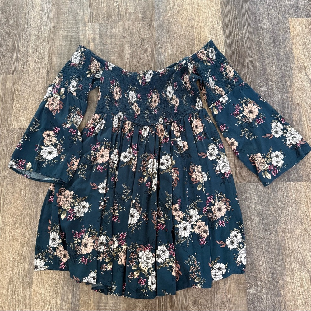 Torrid Floral Off-Shoulder Dress